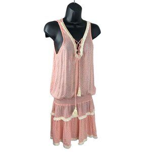 Coolchange dress weightless size M  pink white  sleeveless